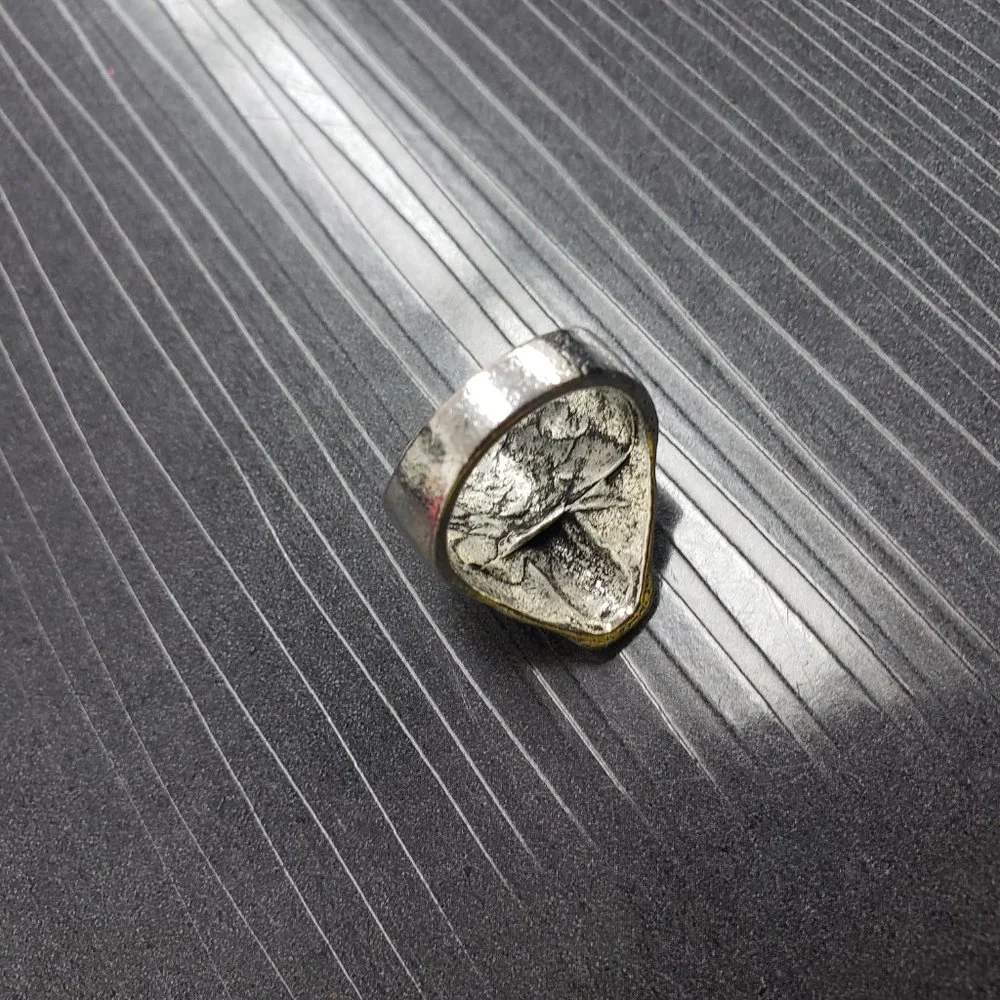 2/$15 Men's size 8 Silver-tone Skull Ring Fashion Jewelry